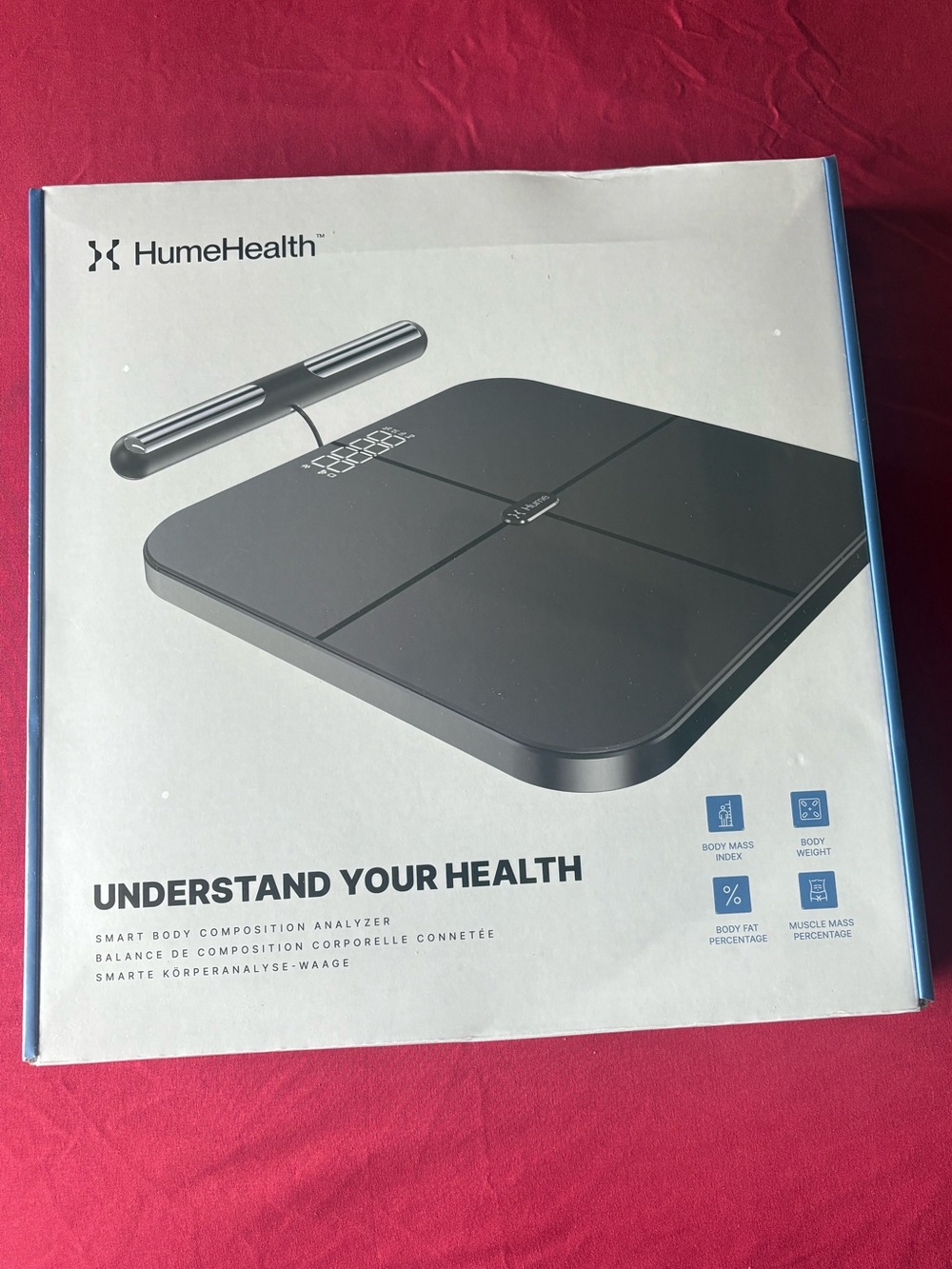 Black Smart Body Composition Analyzer - Body Fat & BMI Scale